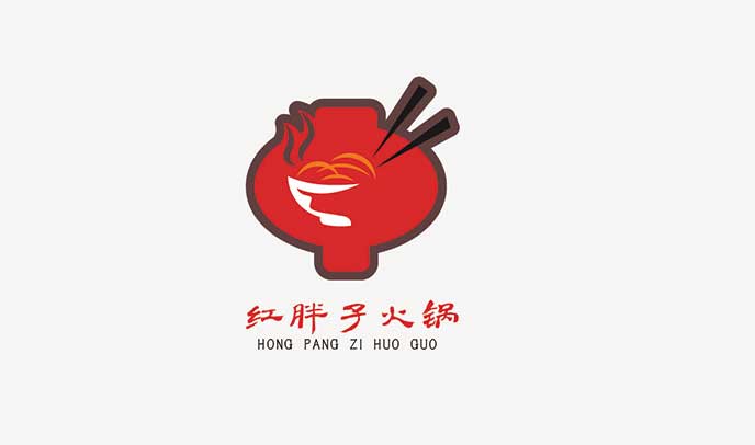紅胖子火鍋餐飲品牌logo設(shè)計(jì)|食品vi設(shè)計(jì)